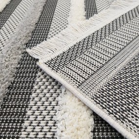 DY DELI 03 ŠEDÝ koberec Rozmer: 160x230 cm