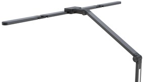 Stolná LED lampa CLARIO, svorka, diaľkové ovládanie