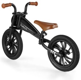 QPlay - Odrážadlo FEDURO čierna/hnedá