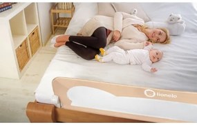 Lionelo - Bezpečnostná zábrana k posteli EVA béžová