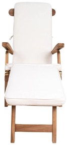 Biely bavlnený podsedák na exteriérové ležadlo House Nordic Arrecife