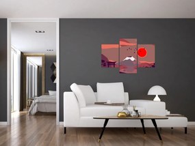Obraz - Hory Fudži (90x60 cm)