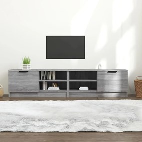 TV skrinky 2 ks sivý dub sonoma 80x35x36,5 cm spracované drevo