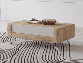 Konferenčný stolík Kassie Typ 99 (kašmír + dub zlatý harbor). Vlastná spoľahlivá doprava až k Vám domov. 1108358