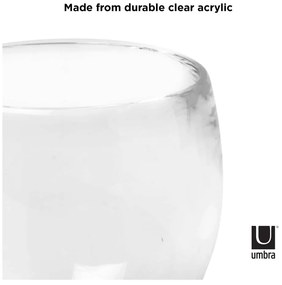 Plastový téglik na zubné kefky Droplet – Umbra