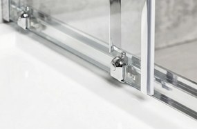 Novoterm Modul sprchovacieho kúta NV-Olga SC Element CHR 80, chróm/transparent - bez vaničky