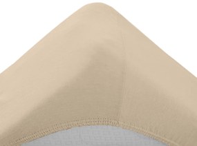 Jersey plachta do detskej postieľky svetlobéžová 70 x 140 cm