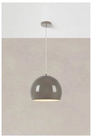 Sivobéžové závesné svietidlo s kovovým tienidlom ø 28 cm Pop – Markslöjd