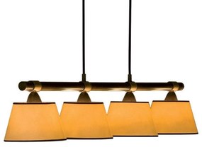 Menzel Living Table – závesná lampa, 4-pl. krém