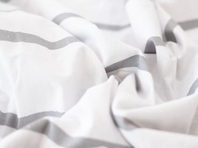 Obliečka na vankúš 70 × 90 cm – Kamala tmavosivé / biele