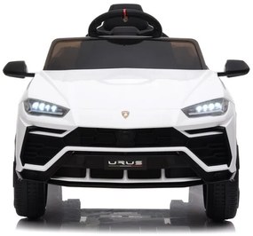 LeanCars  Elektrická autíčko Lamborghini Urus - biele - 2x45W - BATÉRIA - 12V4,5Ah - 2023