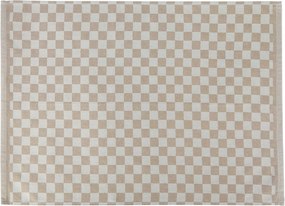CHECKER STYLE Utierka - sv. hnedá