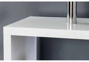 Knižnica/Regál Snake 46400 120cm Biely vysoký lesk  - Komfort-nábytok