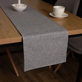 Biante Dekoračný behúň na stôl BKT-551 Sivý režný 45x160 cm