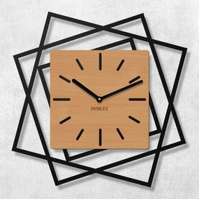 DUBLEZ | 3D drevené hodiny na stenu - Frames