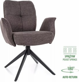 SI Stolička Wing Brego kapučín