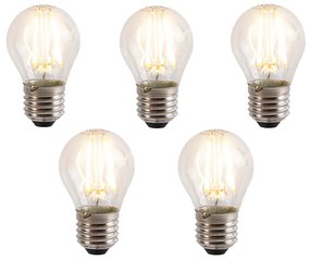 Sada 5 E27 3-stupňové stmievateľné LED žiarovky P45 5W 700 lm 2700K