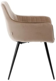 Jedálenská stolička ANDRE zamatová hnedá 847290