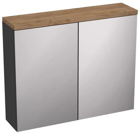 KÚPEĽŇOVÁ ZRKADLOVÁ SKRINKA 80 OVO LAVA MAT