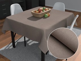 Biante Dekoračný štvorcový obrus BKW-204 Sivohnedý žíhaný 130x130 cm