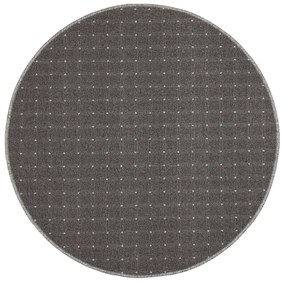 Kusový koberec Udinese hnedý kruh, 67x67 (priemer) kruh, hnedá, chodba / predsieň, Condor Carpets