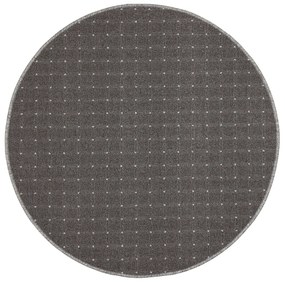 Condor Carpets Kusový koberec Udinese hnedý kruh - 400x400 (priemer) kruh cm