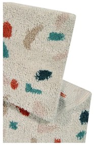 Krémový prateľný ručne tkaný bavlnený koberec 140x200 cm Terrazzo Marble – Lorena Canals