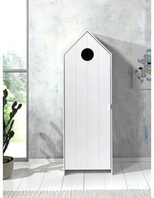 Biela otvorená detská šatníková skriňa 173x171,5 cm CASAMI – Vipack