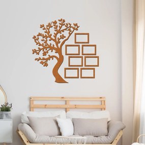 drevo zivota Drevený rodostrom so 7 fotorámikmi Farebný vzor: Čerešňa, Veľkosť fotoramčiků: 50x70