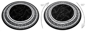 Kusový koberec Rasmus čierny kruh 200cm