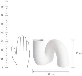 PIPE Váza 16 cm