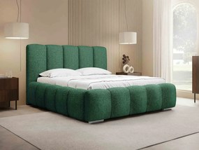 Čalúnená manželská posteľ Lisko Boucle, Rozmer postele: 140x200, Farby: Abriamo 04