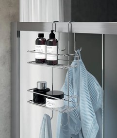 Aqualine Aqualine, Chrom LINE drôtená rohová mydeľnička, chrómová, 37003