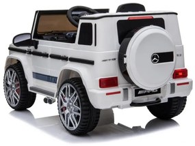 Elektrické autíčko Mercedes G63 AMG biele