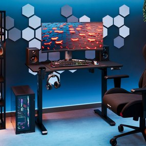 Výškovo nastaviteľný stôl Diablo X-Tensio 1100 čierny