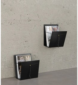 Kovový/z eko kože stojan na časopisy Bull M – LIND DNA