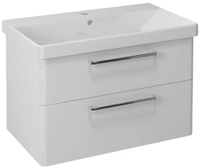 Sapho Sapho, THEIA umývadlová skrinka 75,6x50x44,2cm, 2x zásuvka, biela (TH080), TH080-3030