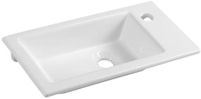 Aqualine Aqualine, ZUNO 50 nábytkové umývadlo 50x25cm, biela, 9050