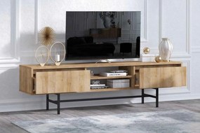 Dizajnový TV stolík Umika 180 cm vzor dub