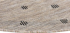 TA Koberec KE63A BROWN MELISSA MAA Rozmer: 140x140 cm