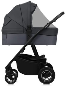 Lionelo - Kombinovaný kočík 2v1 AMBER PLUS Grey Graphite