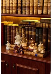 Hnedé svetelné dekorácie v súprave 2 ks ø 6,5 cm Alberte – Sirius