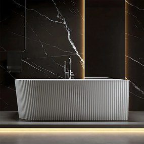 Rea Wenus, akrylová rohová vaňa 1700x800x575 mm, pravá, biela s bielou odtokovou zátkou, REA-W0130