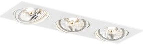 Argon 6115 - Podhľadové svietidlo OLIMP 3xGU10-AR111/12W/230V biela