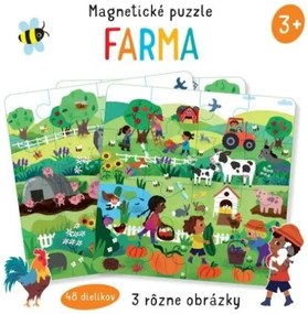 Magnetické puzzle Farma