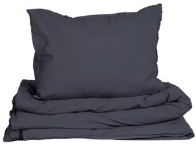 Storefactory Povlečení z organické bavlny Crinkle Midnight 150 × 210 cm
