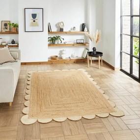 Jutový koberec v prírodnej farbe 160x230 cm Savannah Jute – Think Rugs