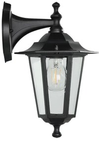 EGLO 22467 - vonkajšie nástenné svietidlo LATERNA 4 1xE27/60W čierna