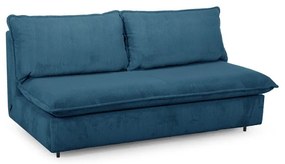 Modrá menčestrová rozkladacia pohovka 184 cm Isadora – Bobochic Paris