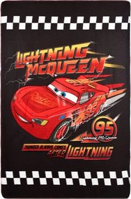 Detská fleecová deka Autá - Blesk McQueen